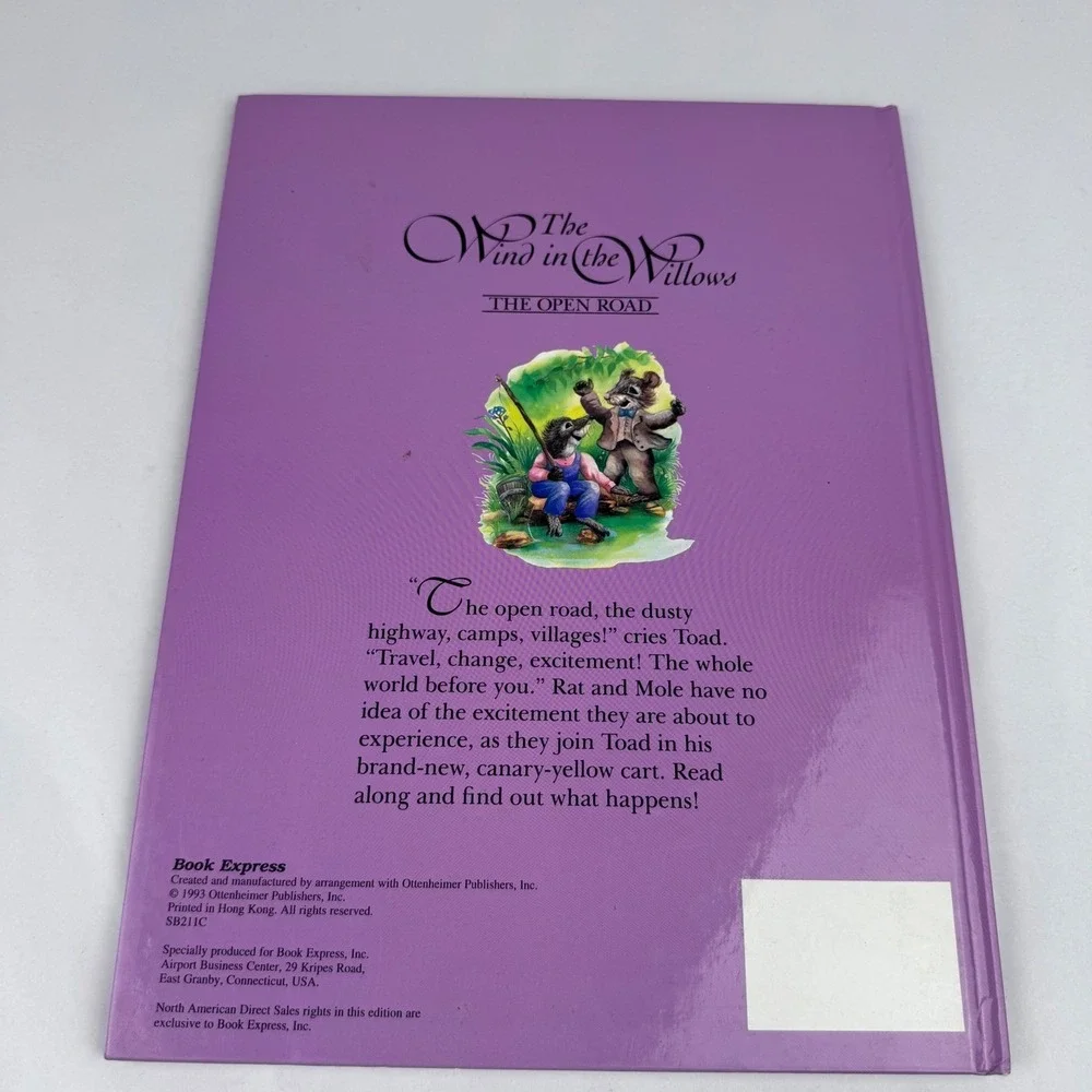 The Wind in the Willows The Open Road Hardback Book Grahame Leach